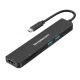 Simplecom CH547 USB-C 7-in-1 Multiport Docking Station HDMI Card Reader PD