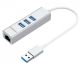 Simplecom CHN420 3 Port SuperSpeed USB HUB with Gigabit Ethernet Adapter
