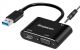 Simplecom DA316A USB to HDMI + VGA Video Card Adapter with 3.5mm Audio