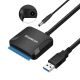 Simplecom SA236 USB 3.0 to SATA Adapter Cable Converter with Power Supply