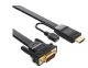 HDMI to VGA Converter Cable Male-Male 2m (HDMI source, VGA display)