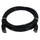 8Ware Cat6a UTP Ethernet Cable 3m Snagless Black PL6A-3BLK 